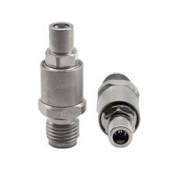 2.92mm Female Jack to SSMP Male Plug Coaxial Adapter Stainless Steel Connector 40GHz High Frequency GPPO