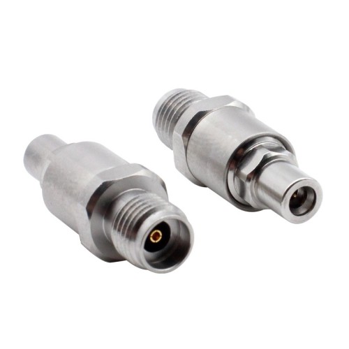 2.92mm Female Jack to SSMP Male Plug Coaxial Adapter Stainless Steel Connector 40GHz High Frequency GPPO