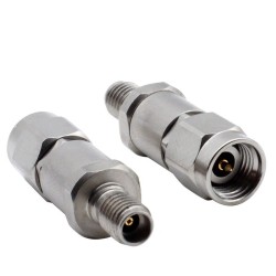 2.92MM Male to SSMA Female Coaxial Adapter Stainless Steel 40GHZ High Frequency Connector Tester