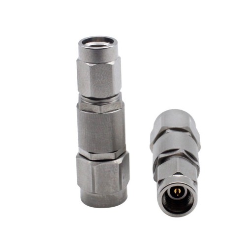 2.92MM Male to SSMA Male Coaxial Adapter High Frequency Connector 40GHZ Stainless Steel Tester