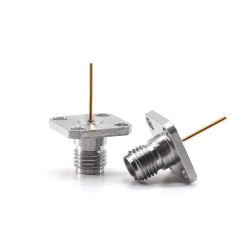 Female 2.92Mm Dc To 40Ghz 4-Hole Flange Outer Contact Through The Wall