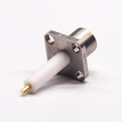 BMA Female Connector Flange with 4 Holes and Long Pin