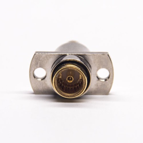 Microwave BMA Connector 2 Hole Flange Male for Cable