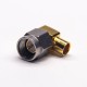 Right Angle SMA Male Connector Gold Plated