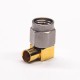 Right Angle SMA Male Connector Gold Plated