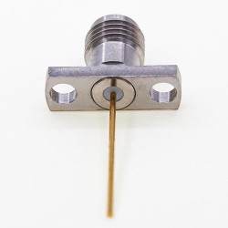 SMA Female Connector, 14 x 4.8mm / 0.550 x 0.190″ Flange 1.27mm / .050″ Pin