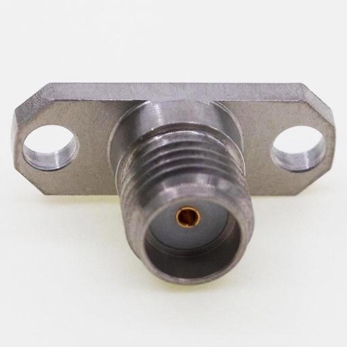 SMA Female Connector 15.8 x 5.7mm /0.625 x 0.223inch Flange 1.27mm Horizontal Flat Pin