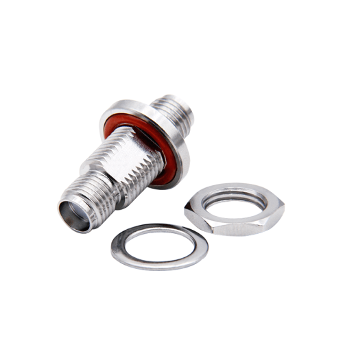 SMA Female To SMA Female 18Ghz Waterproof Stainless Steel Rf Coax Connector