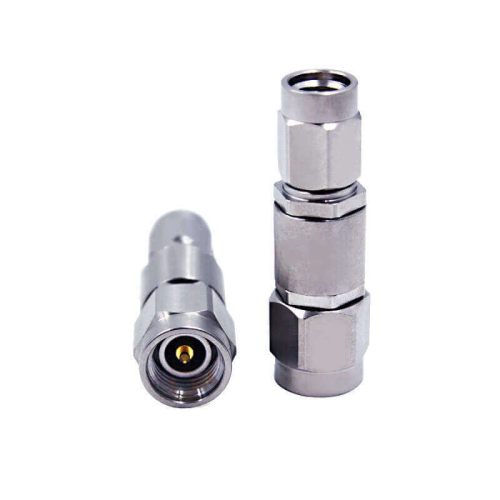 Stainless Steel Rf Coax Connector 3.5mm Male To SSMA Male Dc-26.5G Test Adapter