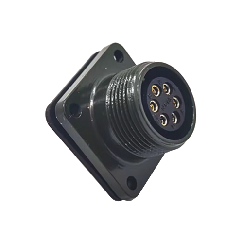 MS3102A14S-6S MIL-DTL-5015 Series Box Mount Receptacle 6 Contacts Solder Socket Female Circular Connector