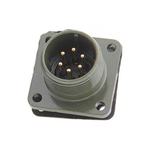 MS3102A18-12P Panel Mount Receptacle 6 Pin Male Socket connector