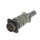 MS3102A20-16P MIL-5015 Receptacle 7pin16 2pin12 9 Pin Box Mount Metal Connector