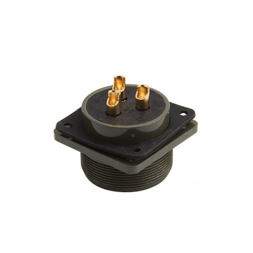 MS3102A28-3P MIL-DTL-5015 panel mount plug 3 pin connector