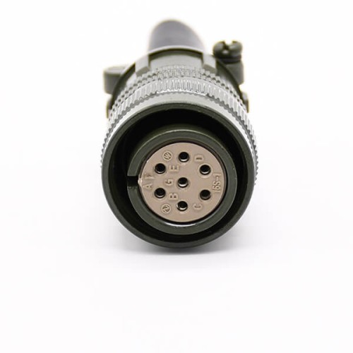 MS3106A16S-1S  7 Position Soldering Plug Circular Connector With Bushing 5pcs