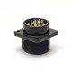 MS3106A20-17P Male Straight Plug 14 Pin Silver Plated With Cable Clamp 5015 Military Connector