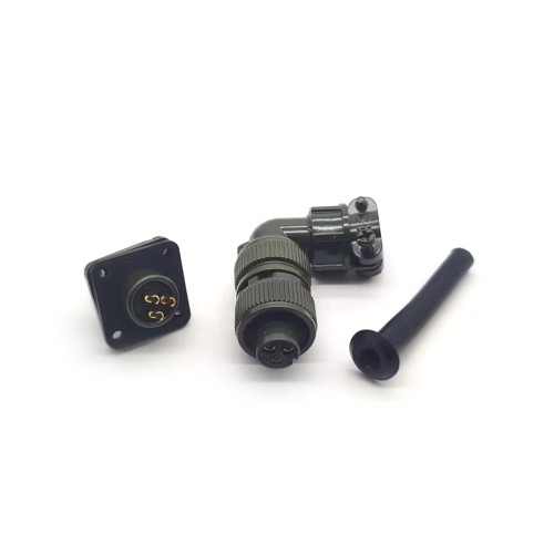 MS3108A10SL-3S Olive Drab Cadmiun Plated 3 Contacts Plug Connector With Bushing 5pcs