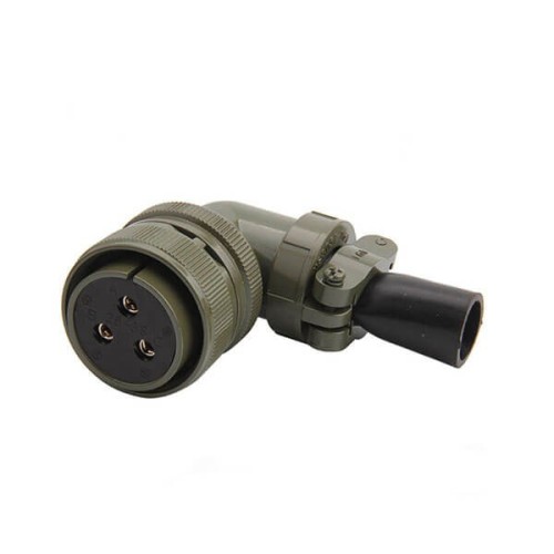 MS3108A28-3S  Industrial 3 Way Socket Solder Cup connector