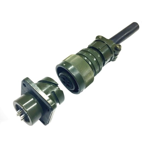 Military Spec Connectors Bayonet Series 3106A14S-2 3102A14S-2 Male and female 4 Pin Military Connector