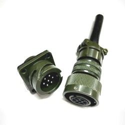 Military Spec Connectors Bayonet Series 3106A14S-SY1 3102A14S-SY1 Male and female 7 Pin Military Connector