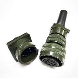 Military Spec Connectors Bayonet Series 3106A18-1 3102A18-1 Male and female 10Pin Military Connector