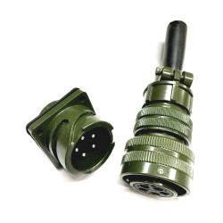 Military Spec Connectors Bayonet Series 3106A18-11 3102A18-11 Male and female 5 Pin Military Connector