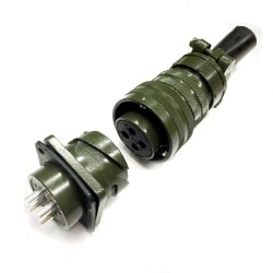 Military Spec Connectors Bayonet Series MS3106A20-4 MS3102A20-4 Male and female 4Pin Military Connector