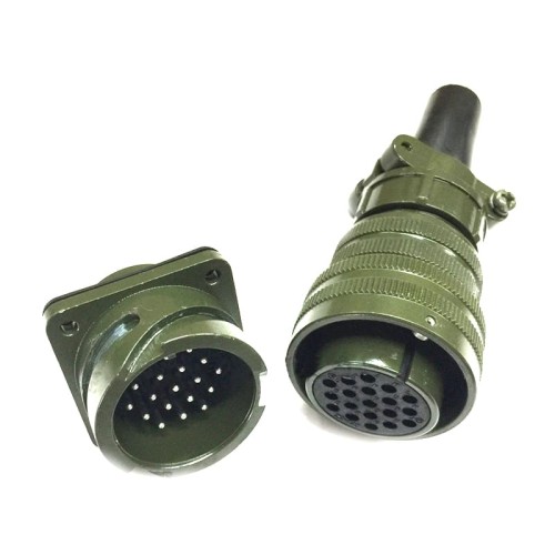 Military Spec Connectors Bayonet Series MS3106A22-14 MS3102A22-14 Male and female 19Pin Military Connector