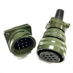 Military Spec Connectors Bayonet Series MS3106A22-20 MS3102A22-20 Male and female 9Pin Military Connector