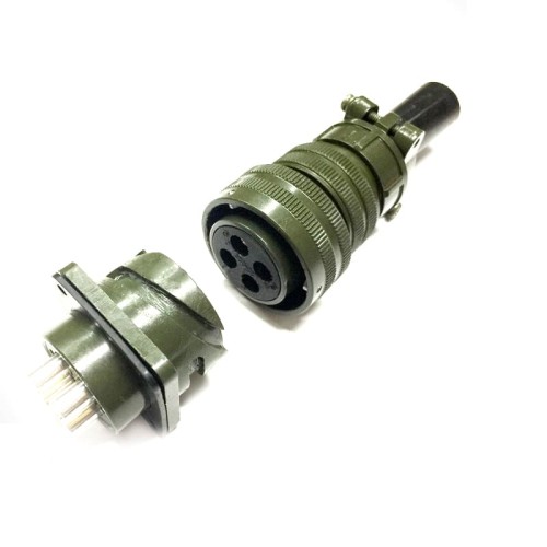 Military Spec Connectors Bayonet Series MS3106A22-22 MS3102A22-22 Male and female 4Pin Military Connector