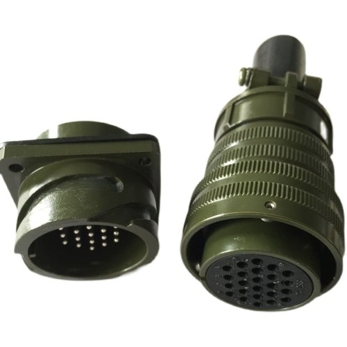 Military Spec Connectors Bayonet Series MS3106A24-28 MS3102A24-28 Male and female 24Pin Military Connector