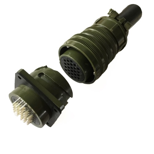 Military Spec Connectors Bayonet Series MS3106A24-28 MS3102A24-28 Male and female 24Pin Military Connector