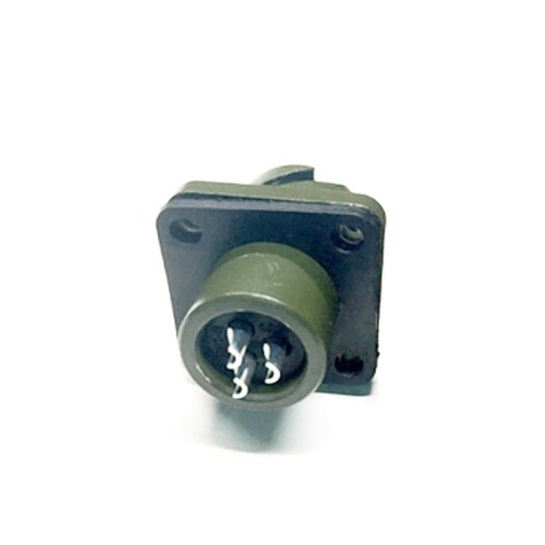 MS3102A10SL-3 Circular Connector MIL-DTL-5015 Series Box Mount Receptacle 3 Contacts Solder Pin Bayonet Connector