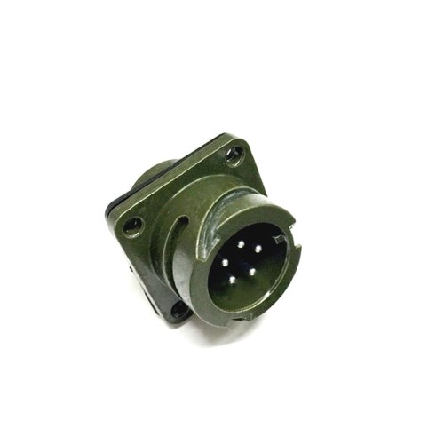 MS3102A14S-5 Circular Connector MIL-DTL-5015 Series Box Mount Receptacle 5 Contacts Solder Pin Bayonet Connector