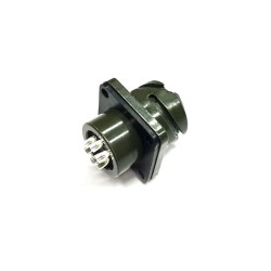 MS3102A14S-6 Circular Connector MIL-DTL-5015 Series Box Mount Receptacle 6 Contacts Solder Pin Bayonet Connector