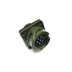 MS3102A14S-SY1 Circular Connector MIL-DTL-5015 Series Box Mount Receptacle 7 Contacts Solder Pin Bayonet Connector