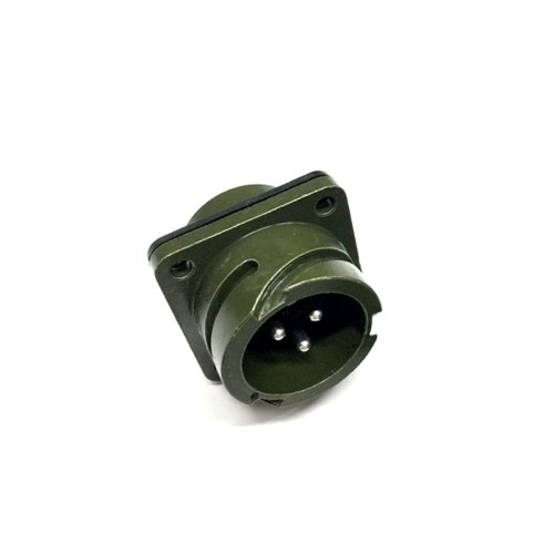 MS3102A16S-10 Circular Connector MIL-DTL-5015 Series Box Mount Receptacle 3 Contacts Solder Pin Bayonet Connector