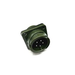 MS3102A16S-8 Circular Connector MIL-DTL-5015 Series Box Mount Receptacle 5 Contacts Solder Pin Bayonet Connector