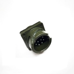 MS3102A18-1 Circular Connector MIL-DTL-5015 Series Box Mount Receptacle 10 Contacts Solder Pin Bayonet Connector