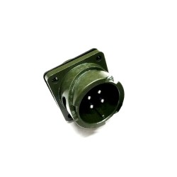 MS3102A18-10 Circular Connector MIL-DTL-5015 Series Box Mount Receptacle 4 Contacts Solder Pin Bayonet Connector