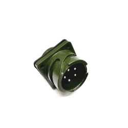 MS3102A18-11 Circular Connector MIL-DTL-5015 Series Box Mount Receptacle 5 Contacts Solder Pin Bayonet Connector