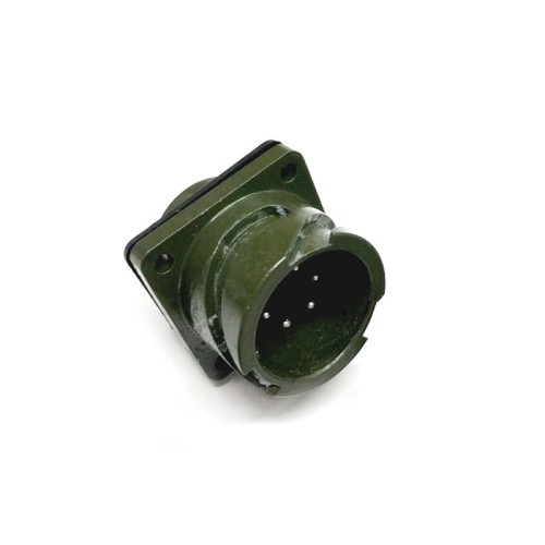 MS3102A18-12 Circular Connector MIL-DTL-5015 Series Box Mount Receptacle 6 Contacts Solder Pin Bayonet Connector