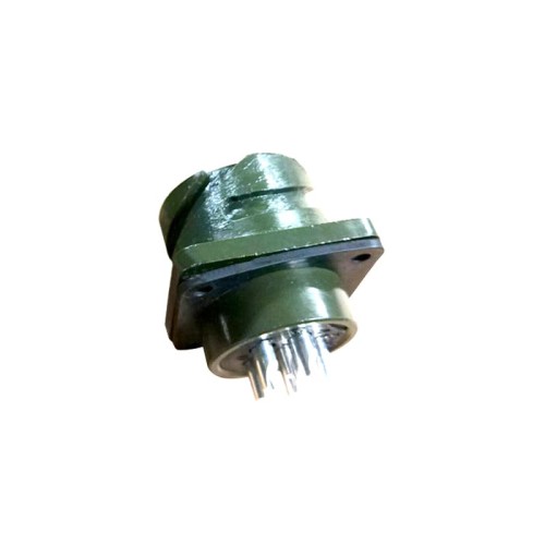 MS3102A20-17 Circular Connector MIL-DTL-5015 Series Box Mount Receptacle 6 Contacts Solder Pin Bayonet Connector