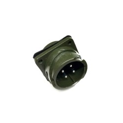 MS3102A20-4 Circular Connector MIL-DTL-5015 Series Box Mount Receptacle 4 Contacts Solder Pin Bayonet Connector