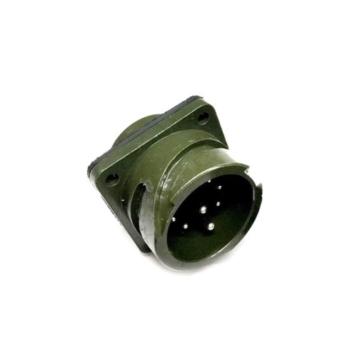 MS3102A20-7 Circular Connector MIL-DTL-5015 Series Box Mount Receptacle 8 Contacts Solder Pin Bayonet Connector