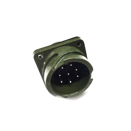 MS3102A22-18 Circular Connector MIL-DTL-5015 Series Box Mount Receptacle 8 Contacts Solder Pin Bayonet Connector