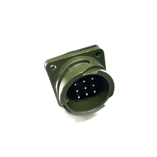 MS3102A22-20 Circular Connector MIL-DTL-5015 Series Box Mount Receptacle 9 Contacts Solder Pin Bayonet Connector