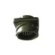 MS3102A24-28 Circular Connector MIL-DTL-5015 Series Box Mount Receptacle 24 Contacts Solder Pin Bayonet Connector