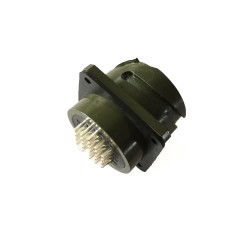 MS3102A24-28 Circular Connector MIL-DTL-5015 Series Box Mount Receptacle 24 Contacts Solder Pin Bayonet Connector