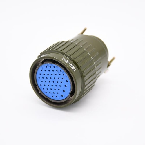 36mm 50 Pin Aviation Female Plug Military Circular Connector