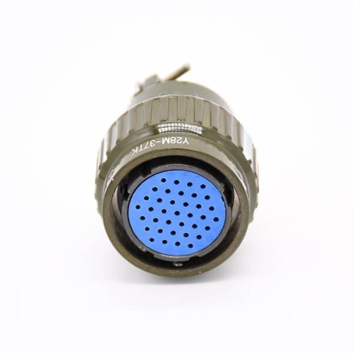 Y28M-37TK 28mm Military Metal Female 37 Pin Circular Connector male-female 20pcs